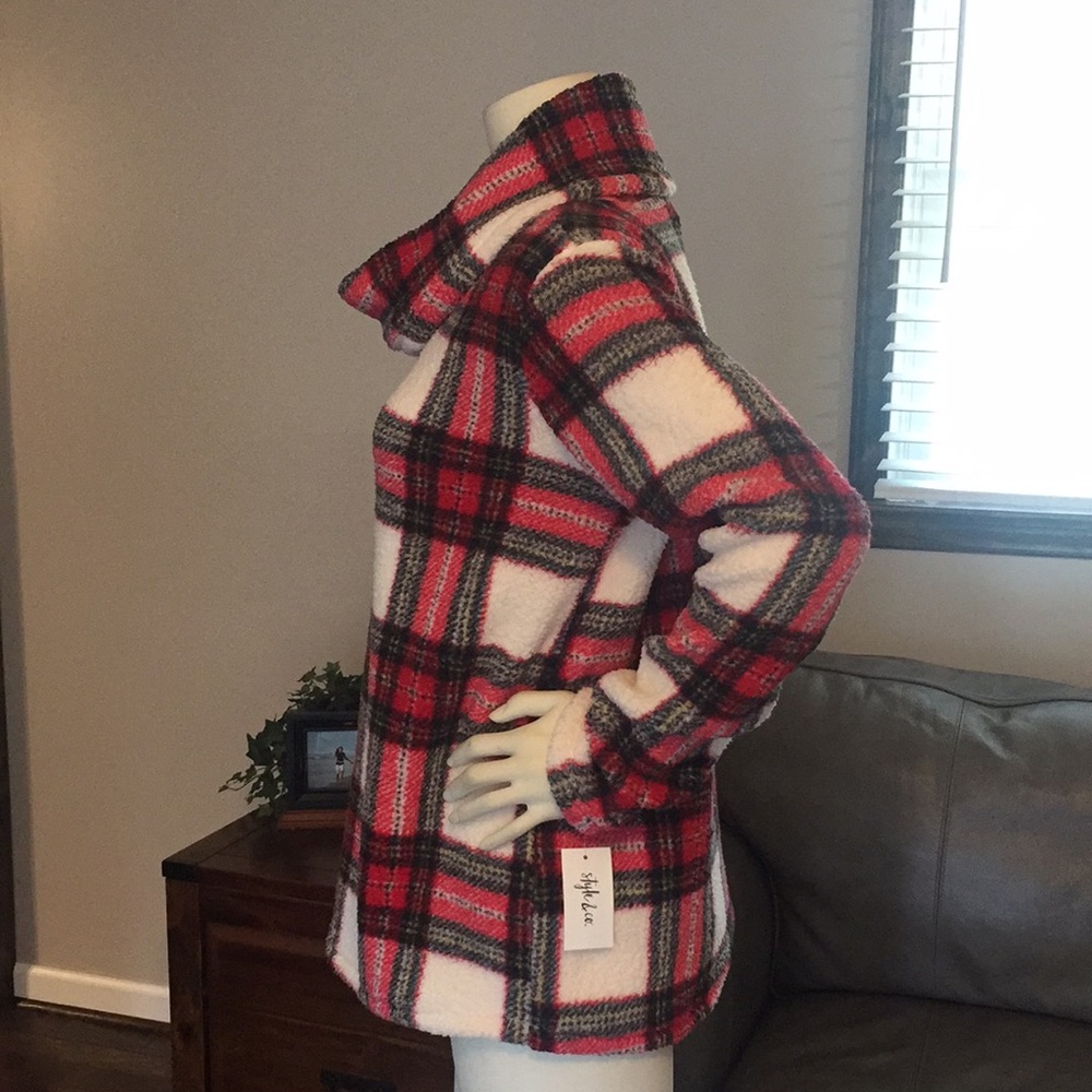🎄 NWT Style & Co Sherpa sweater 🎄 - Picture 3 of 7
